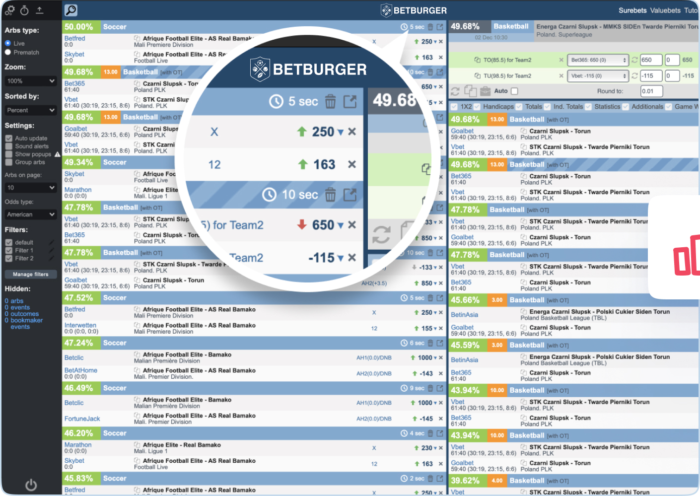 Software de arbitraje en apuestas